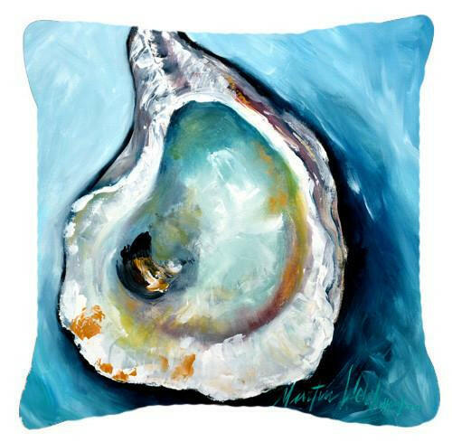 Oyster Canvas Fabric Decorative Pillow MW1143PW1414 by Caroline&#39;s Treasures
