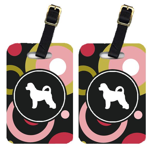 Pair of 2 Portuguese Water Dog Luggage Tags by Caroline&#39;s Treasures