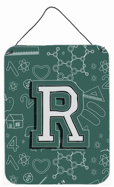 Letter R Back to School Initial Wall or Door Hanging Prints CJ2010-RDS1216 by Caroline's Treasures