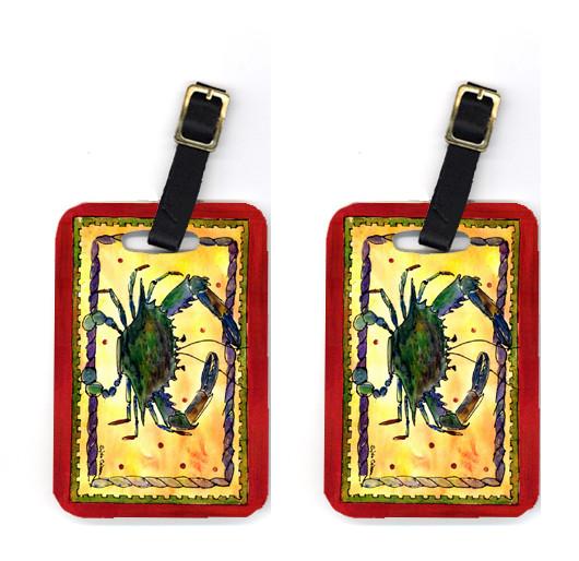 Pair of Crab Luggage Tags by Caroline&#39;s Treasures
