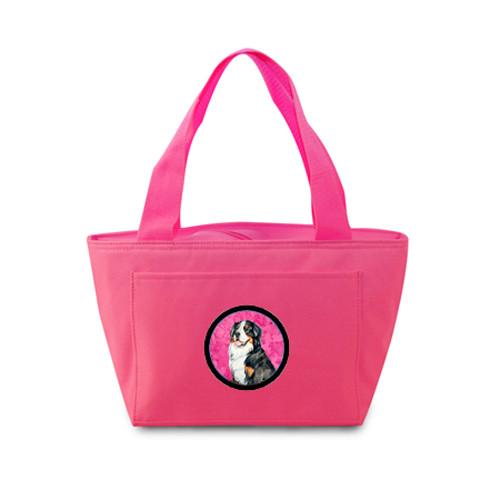 Pink Bernese Mountain Dog  Lunch Bag or Doggie Bag LH9379PK by Caroline&#39;s Treasures
