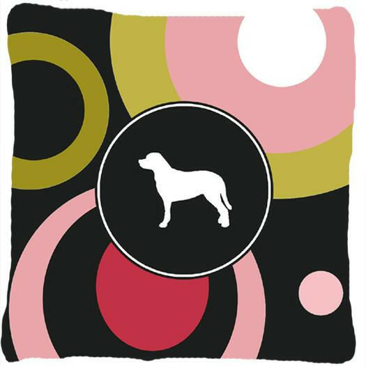 Greater Swiss Mountain Dog Decorative   Canvas Fabric Pillow by Caroline&#39;s Treasures