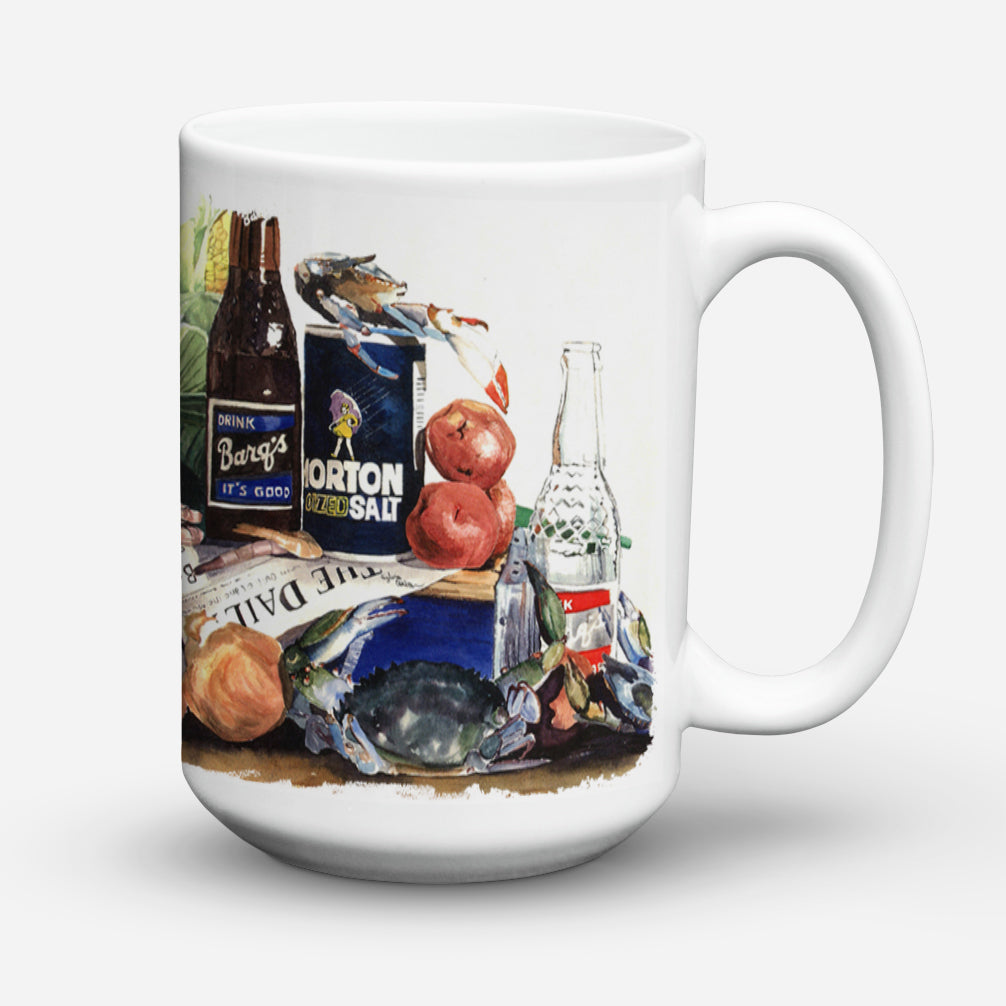 Barq's, Crabs, and spices Dishwasher Safe Microwavable Ceramic Coffee Mug 15 ounce 1002CM15  the-store.com.
