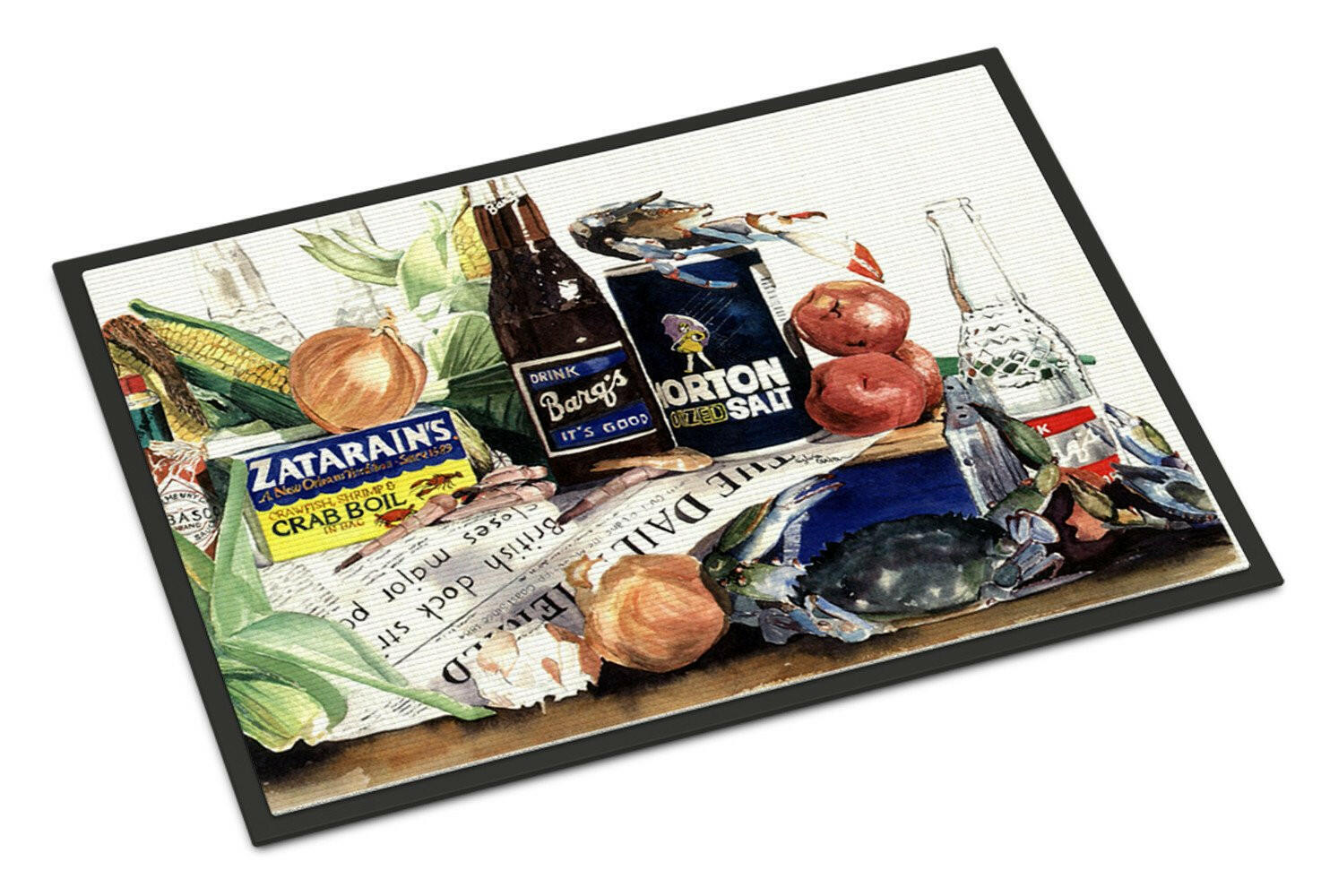 Barq's, Crabs, and spices Indoor or Outdoor Mat 24x36 Doormat - the-store.com