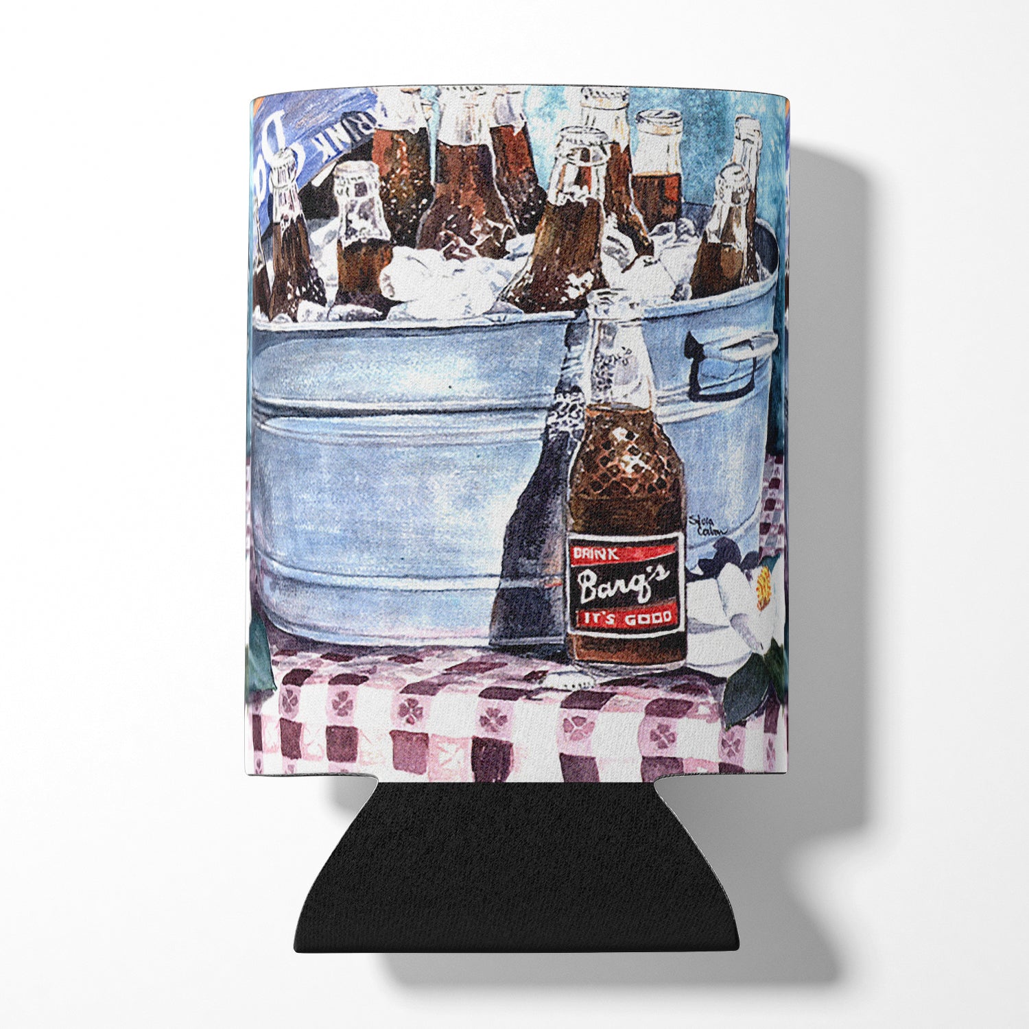 Barq's and old washtub Can or Bottle Beverage Insulator Hugger.