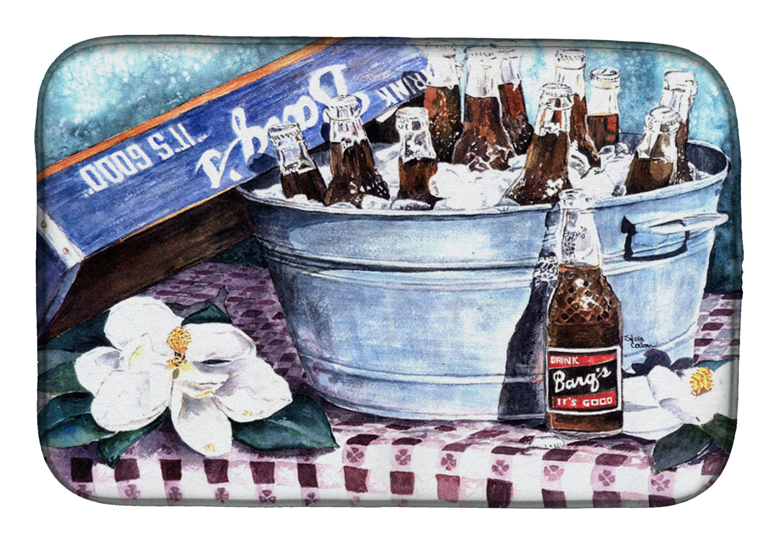 Barq's and old washtub Dish Drying Mat 1003DDM  the-store.com.