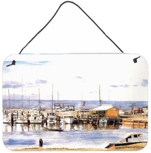Caroline's Treasures Pass Bait Shop Indoor Aluminium Metal Wall or Door Hanging Prints