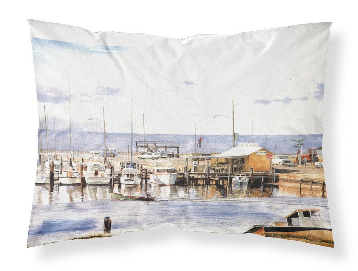 Pass Bait Shop Moisture wicking Fabric standard pillowcase by Caroline&#39;s Treasures
