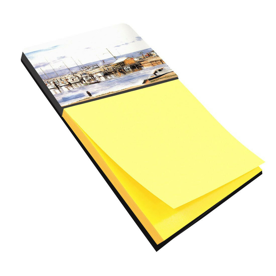 Caroline's Treasures Pass Bait Shop Refiillable Sticky Note Holder or Note Dispenser 1006SN- Refiilable Desk Accessory Note Pad