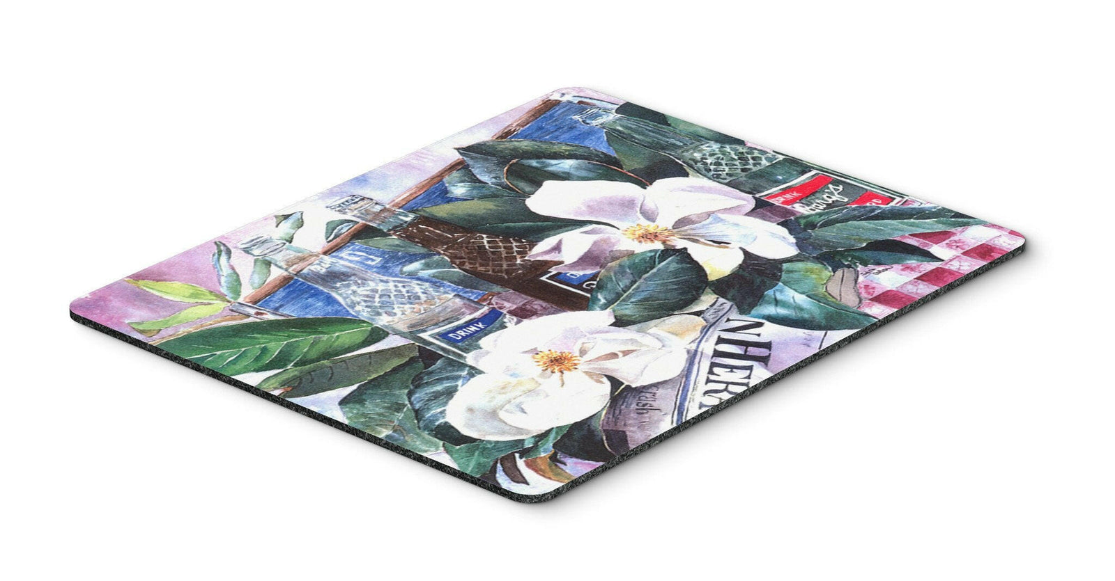 Barq's and Magnolia Mouse pad, hot pad, or trivet by Caroline's Treasures
