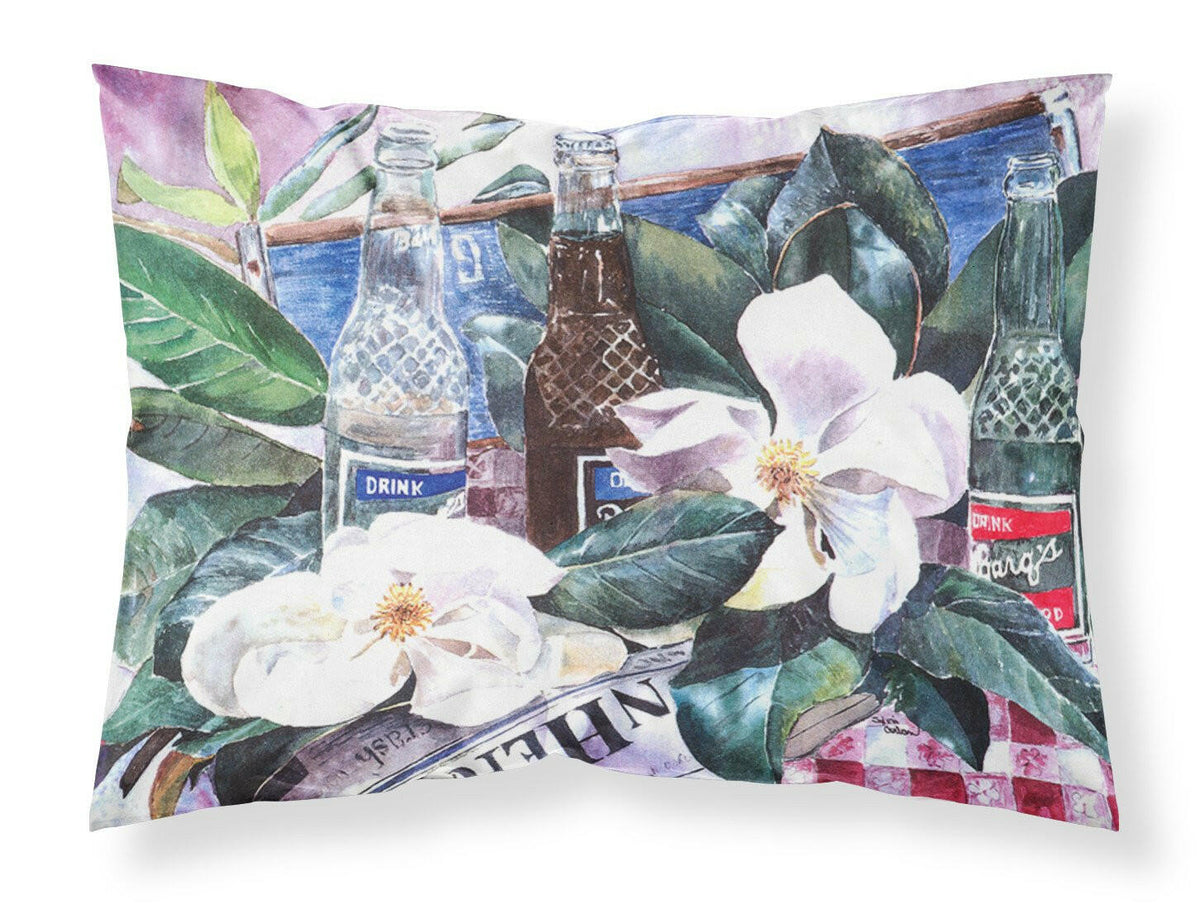 Barq&#39;s and Magnolia Moisture wicking Fabric standard pillowcase by Caroline&#39;s Treasures