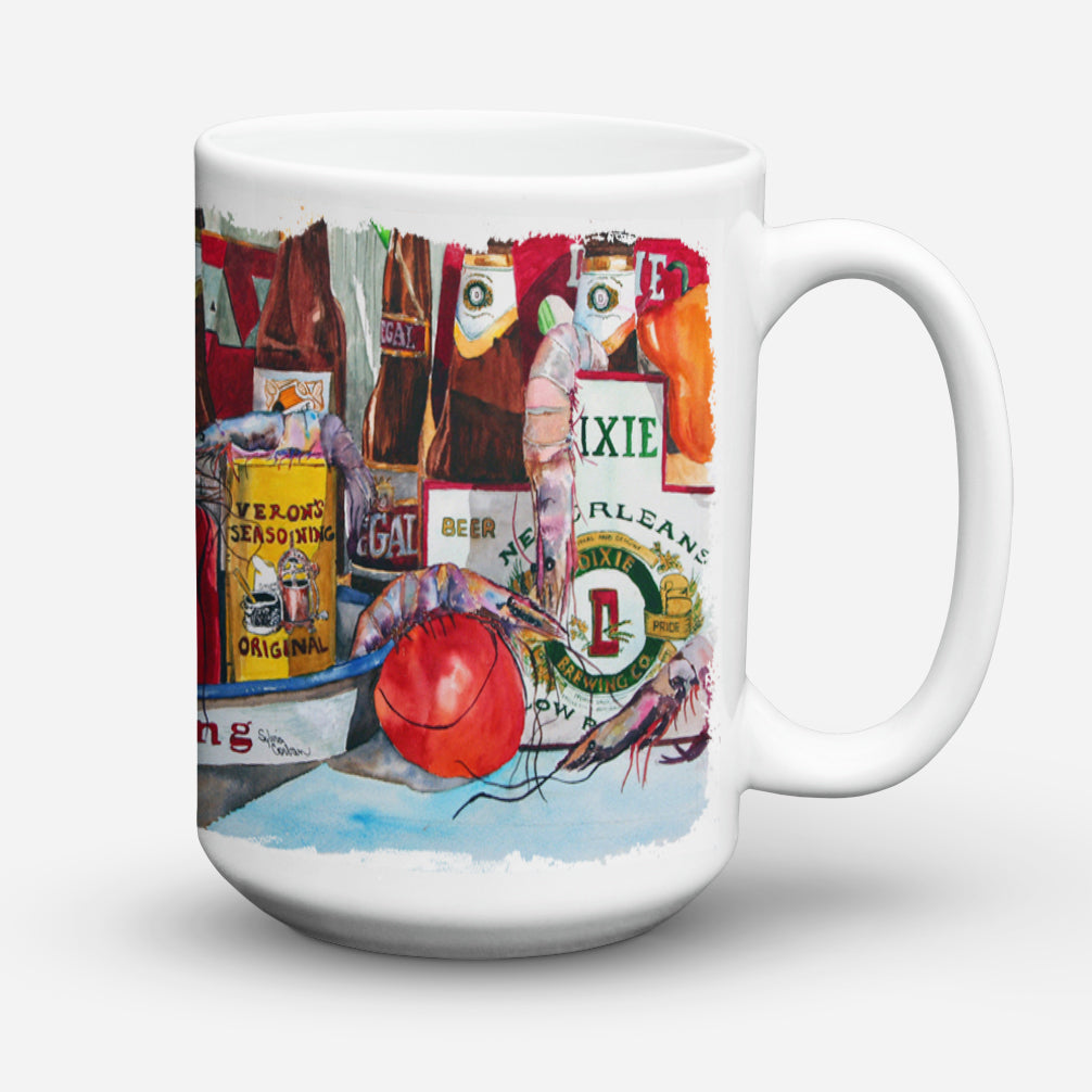 Veron's and New Orleans Beers Dishwasher Safe Microwavable Ceramic Coffee Mug 15 ounce 1010CM15  the-store.com.