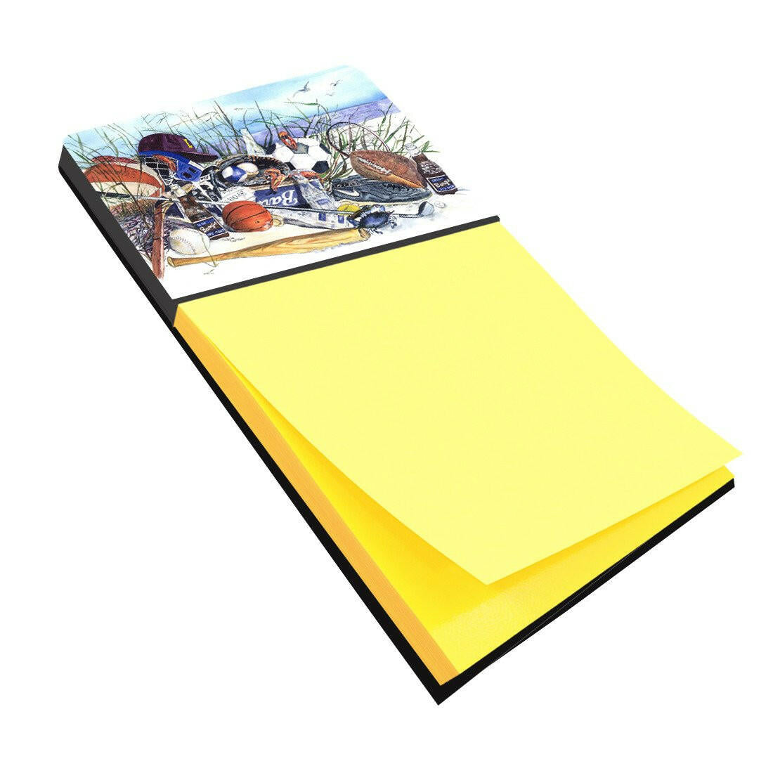 Sports on the Beach Refiillable Sticky Note Holder or Postit Note Dispenser 1011SN by Caroline's Treasures