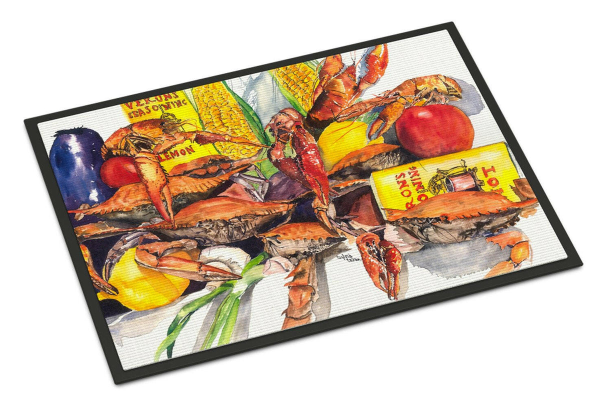 Veron&#39;s and Crabs Indoor or Outdoor Mat 24x36 Doormat - the-store.com