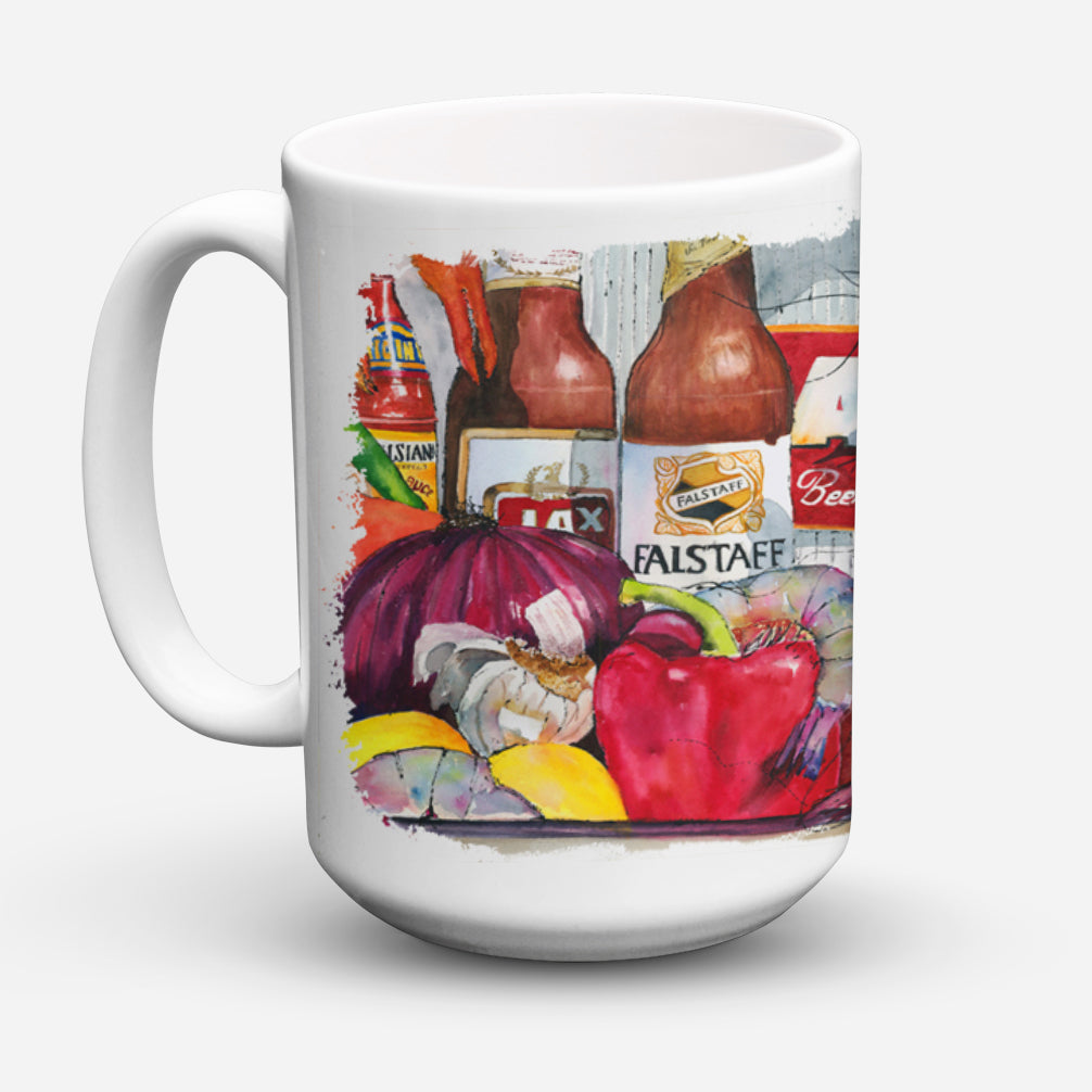 New Orleans Beers and Spices Dishwasher Safe Microwavable Ceramic Coffee Mug 15 ounce 1017CM15  the-store.com.