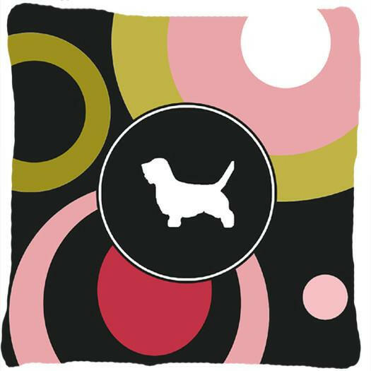 Petit Basset Griffon Vendeen Decorative   Canvas Fabric Pillow by Caroline&#39;s Treasures
