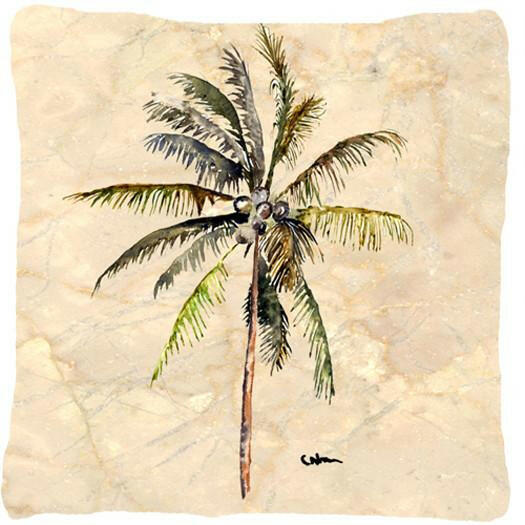 Tree - Palm Tree Decorative   Canvas Fabric Pillow - the-store.com