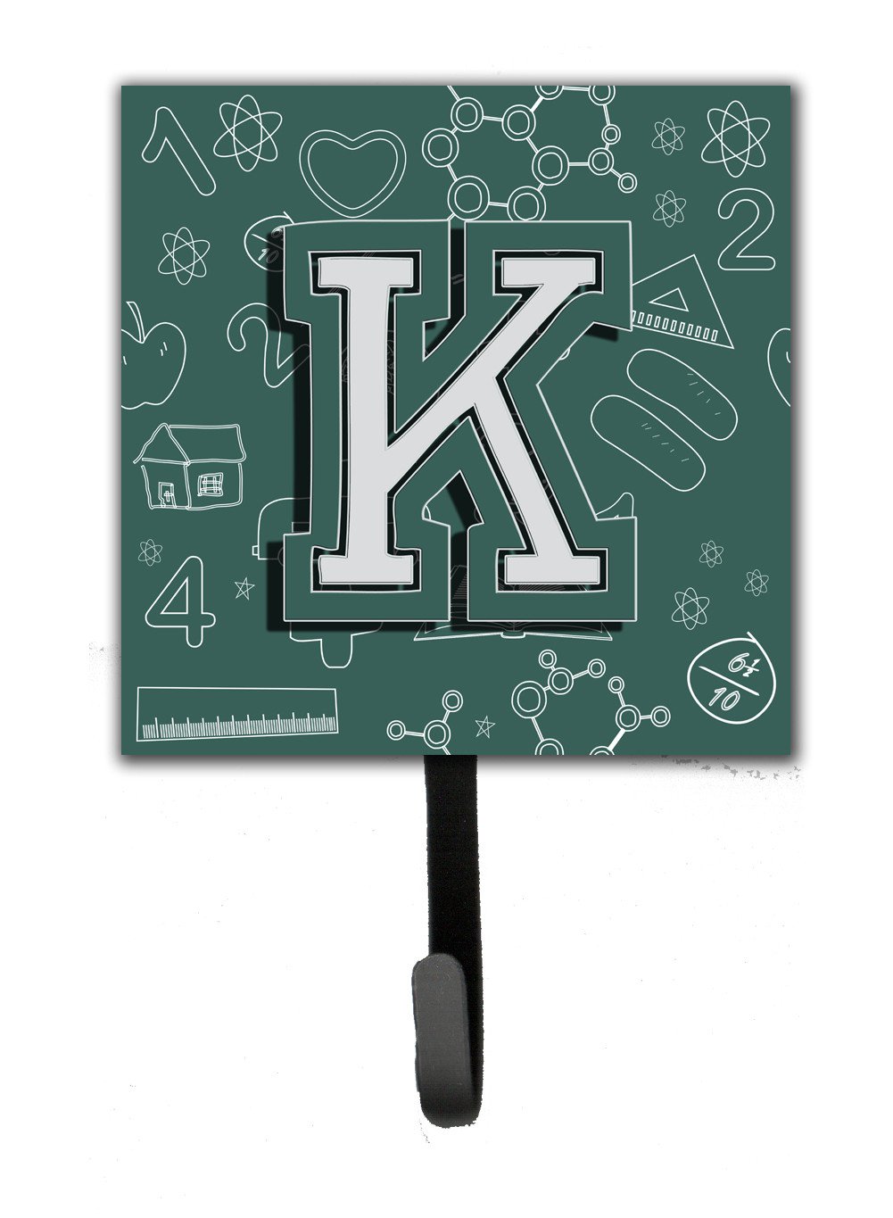 Letter K Back to School Initial Leash or Key Holder CJ2010-KSH4 by Caroline&#39;s Treasures
