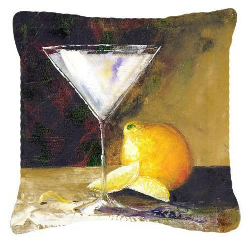 Lemon Martini by Malenda Trick Canvas Decorative Pillow TMTR0035PW1414 by Caroline&#39;s Treasures