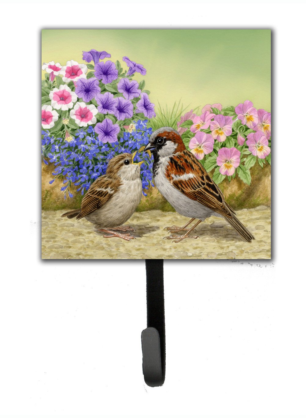 House Sparrows Feeding Time Leash or Key Holder ASAD0700SH4 by Caroline&#39;s Treasures