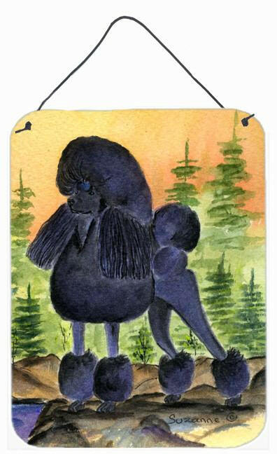 Caroline's Treasures Poodle Aluminium Metal Wall or Door Hanging Prints