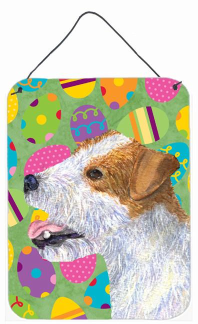 Jack Russell Terrier Easter Eggtravaganza Wall or Door Hanging Prints by Caroline&#39;s Treasures