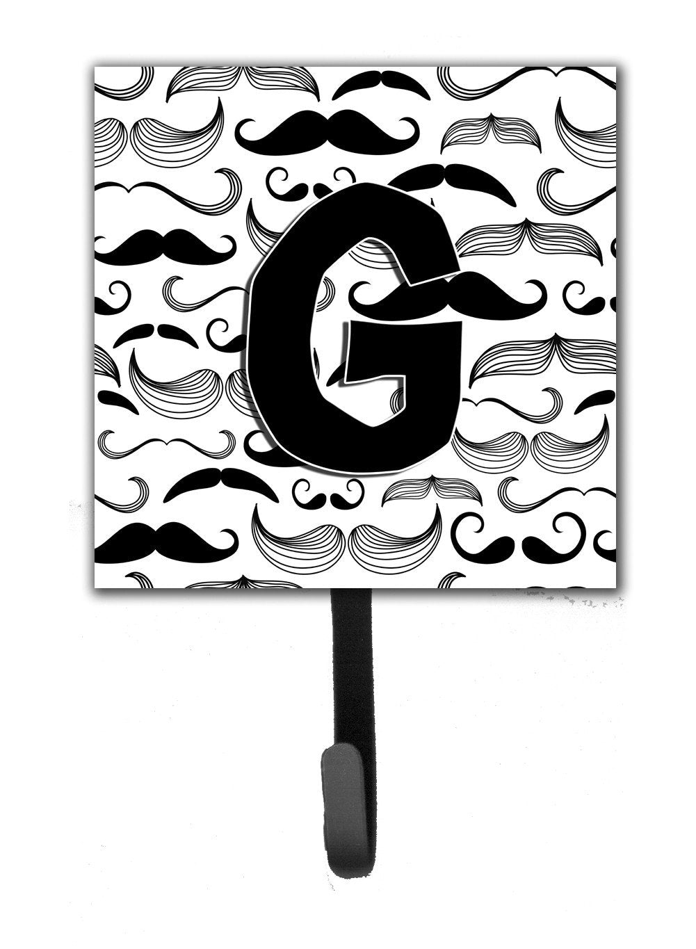 Letter G Moustache Initial Leash or Key Holder CJ2009-GSH4 by Caroline&#39;s Treasures