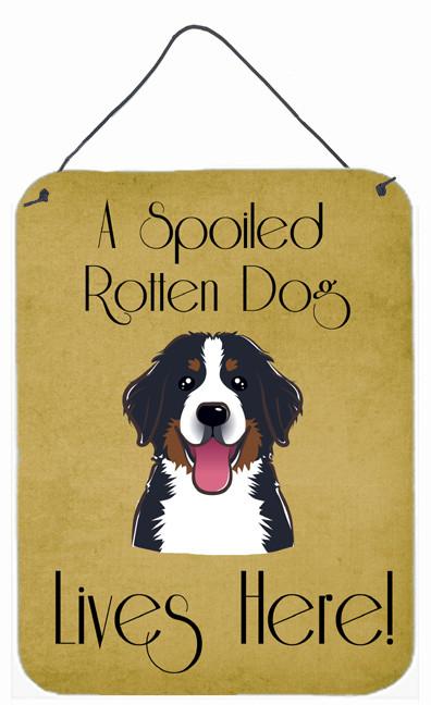 Bernese Mountain Dog Spoiled Dog Lives Here Wall or Door Hanging Prints BB1485DS1216 by Caroline&#39;s Treasures