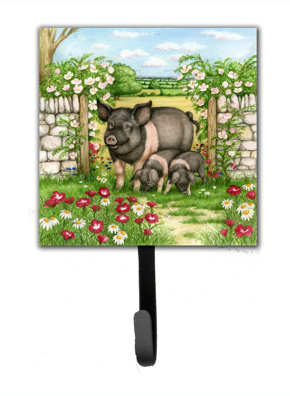 Pigs Rosie and Piglets Leash or Key Holder CDCO0375SH4 by Caroline's Treasures