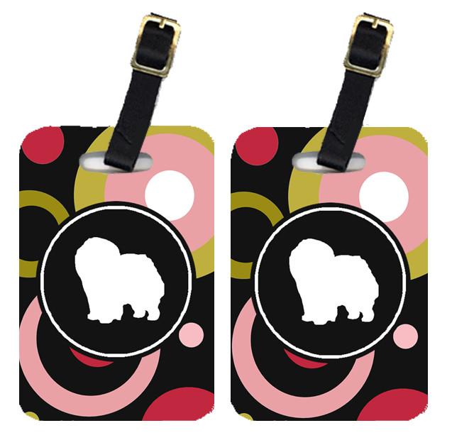 Pair of 2 Chow Chow Luggage Tags by Caroline&#39;s Treasures