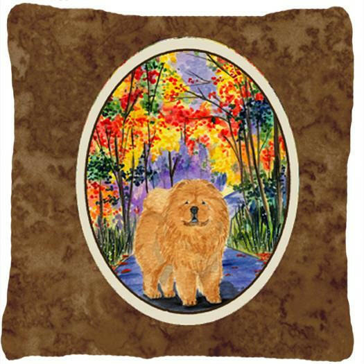 Chow Chow Decorative   Canvas Fabric Pillow by Caroline&#39;s Treasures