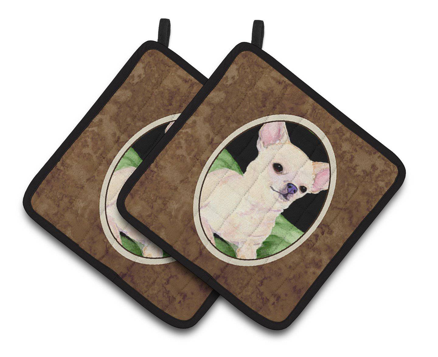Chihuahua Pair of Pot Holders SS8789PTHD - the-store.com