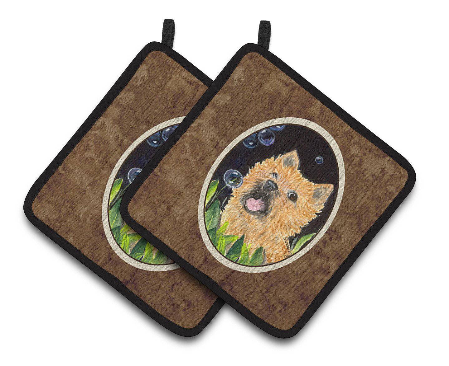 Cairn Terrier Pair of Pot Holders SS8928PTHD - the-store.com