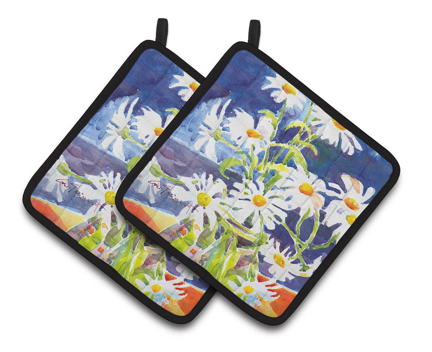 Flowers - Daisy Pair of Pot Holders 6003PTHD - the-store.com