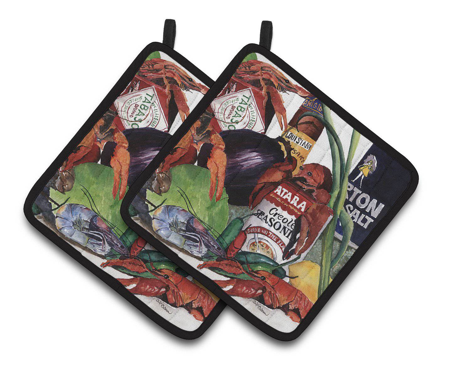 Louisiana Spices Pair of Pot Holders 8131PTHD - the-store.com