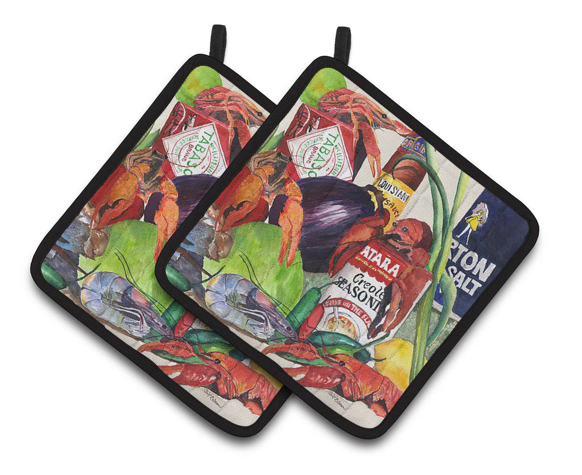 Louisiana Spices  Pair of Pot Holders 8540-2PTHD - the-store.com