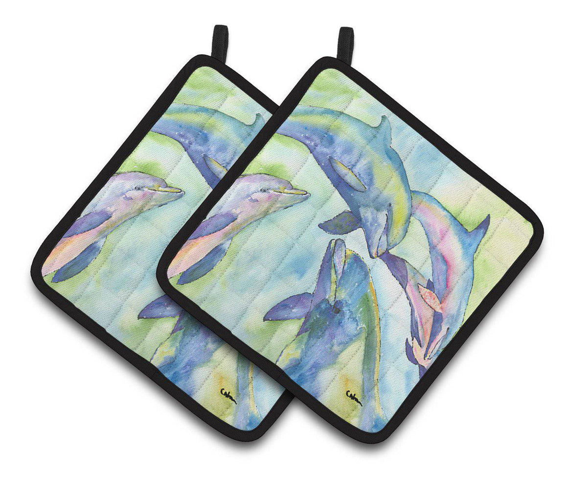 Dolphin Pair of Pot Holders 8548PTHD - the-store.com