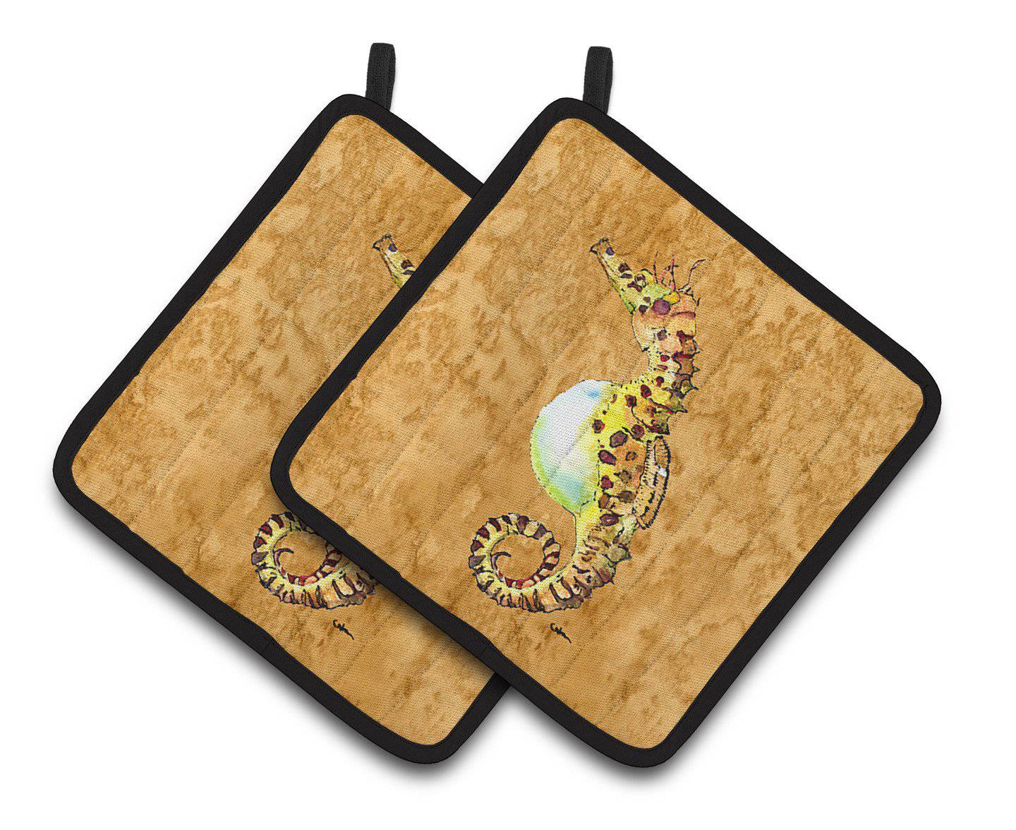 Seahorse Pair of Pot Holders 8640PTHD - the-store.com