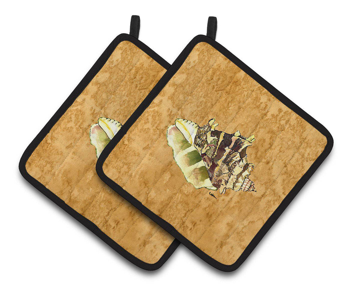 Shell Pair of Pot Holders 8658PTHD - the-store.com