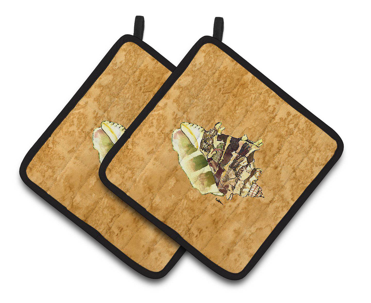 Shell Pair of Pot Holders 8658PTHD - the-store.com