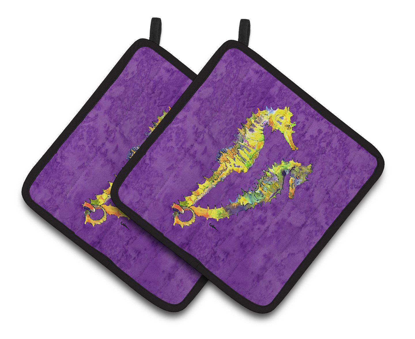 Seahorse Pair of Pot Holders 8661PTHD - the-store.com