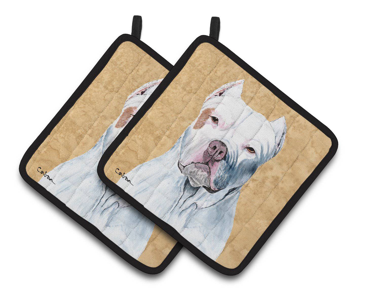 Pit Bull Wipe your Paws Pair of Pot Holders SC9130PTHD - the-store.com