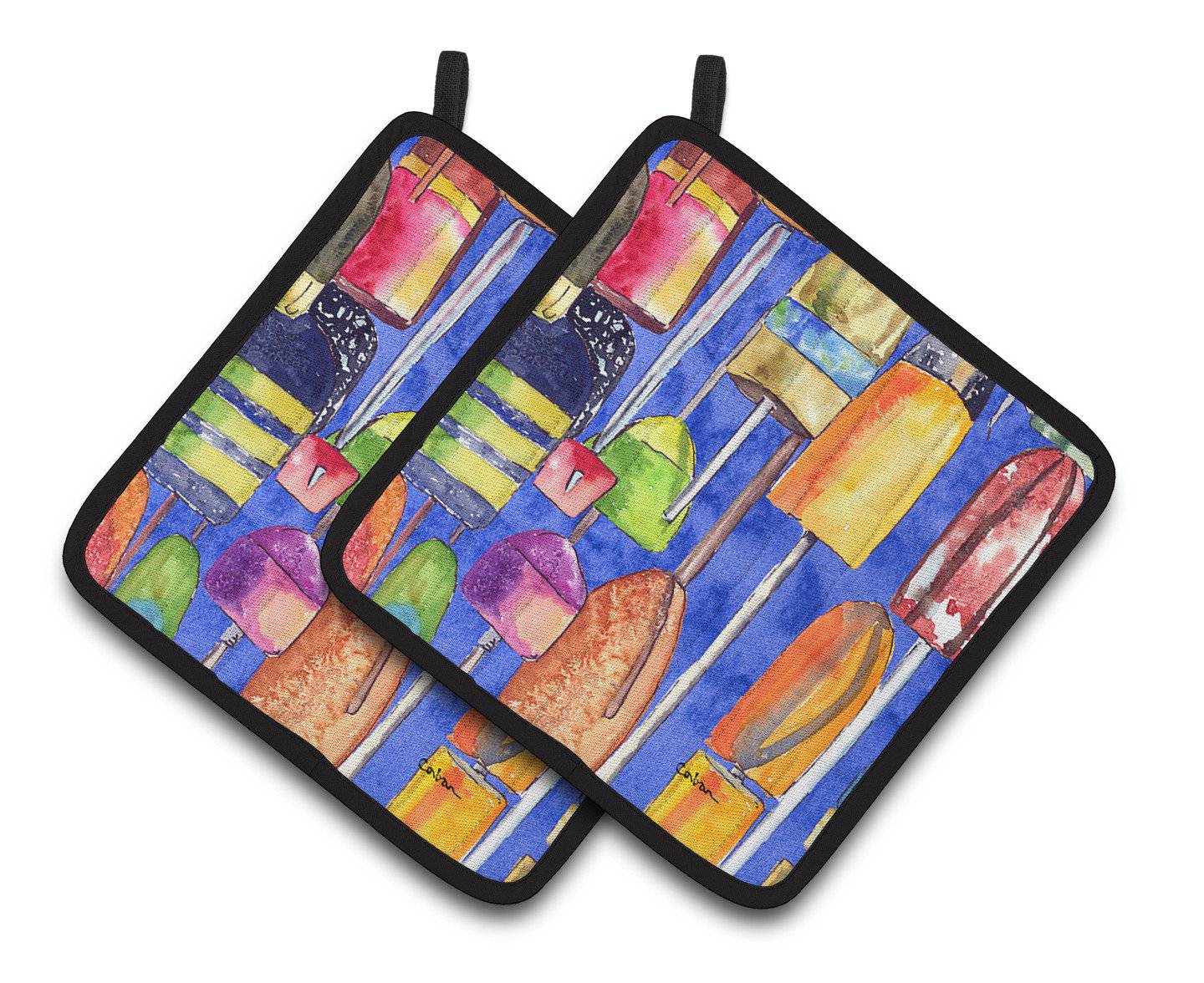 Lobster Bouys  Pair of Pot Holders 8723-2PTHD - the-store.com
