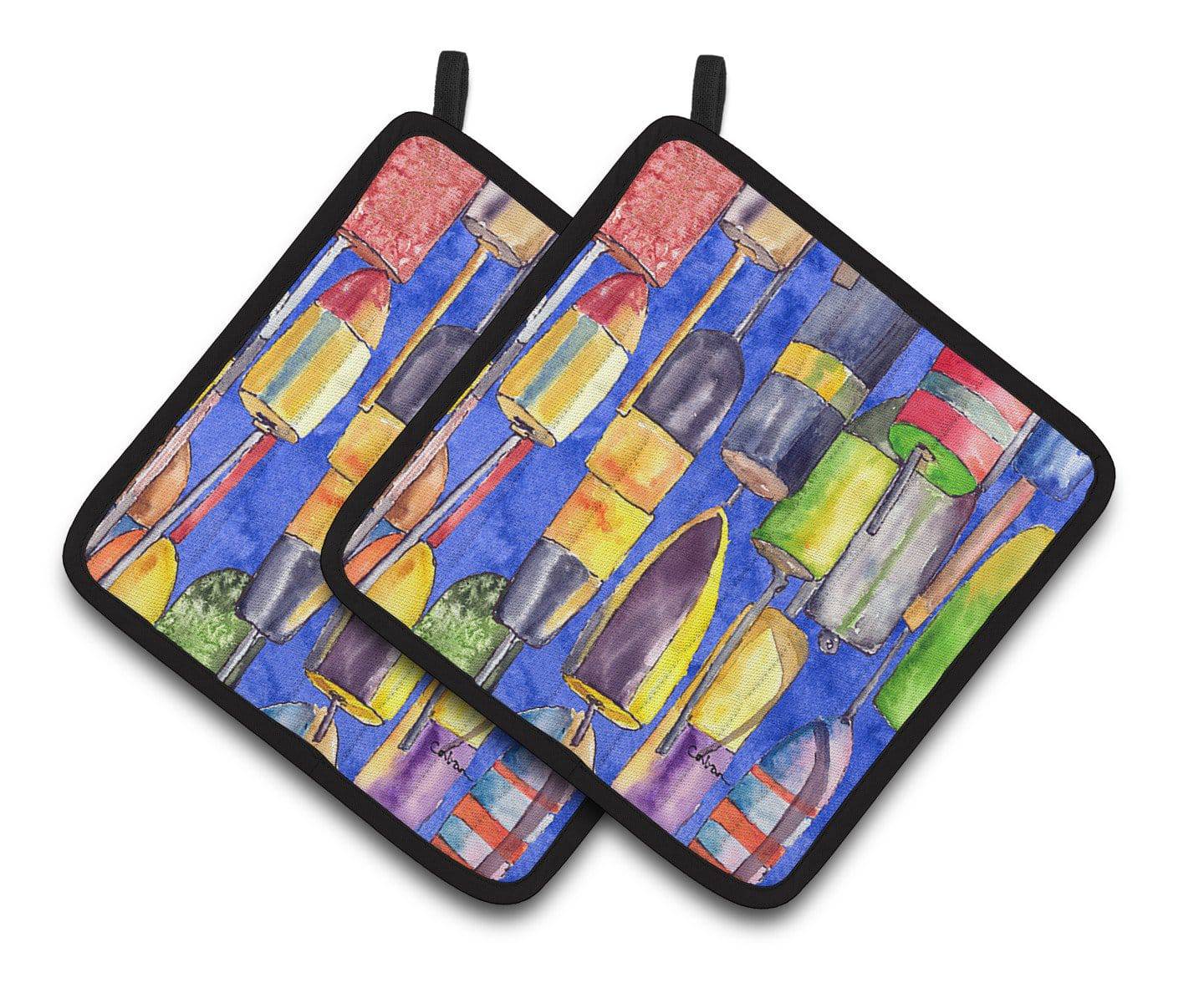 Lobster Bouys  Pair of Pot Holders 8723-3PTHD - the-store.com