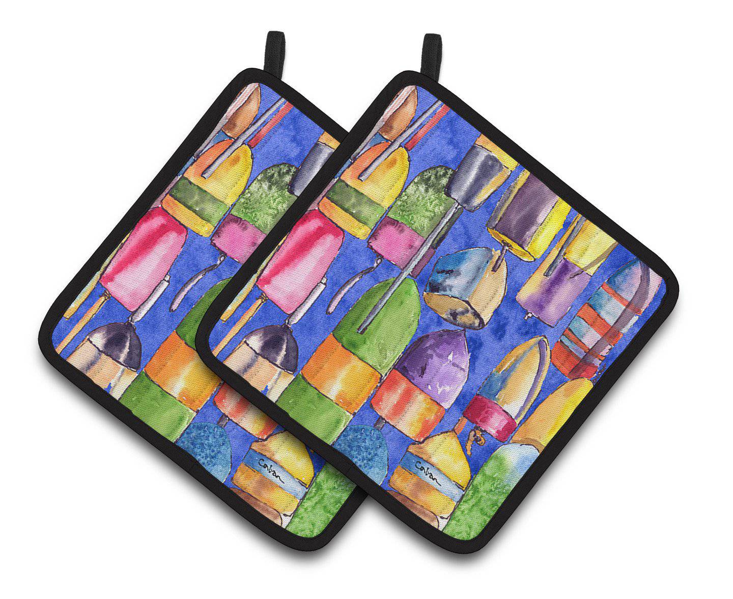 Lobster Bouys  Pair of Pot Holders 8723-4PTHD - the-store.com