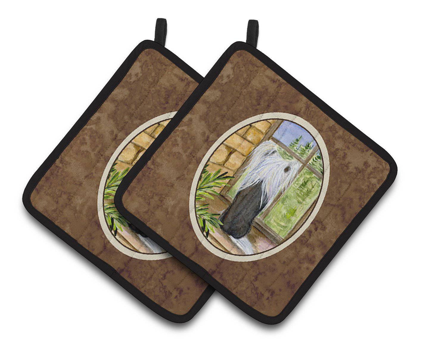 Chinese Crested Pair of Pot Holders SS8121PTHD - the-store.com