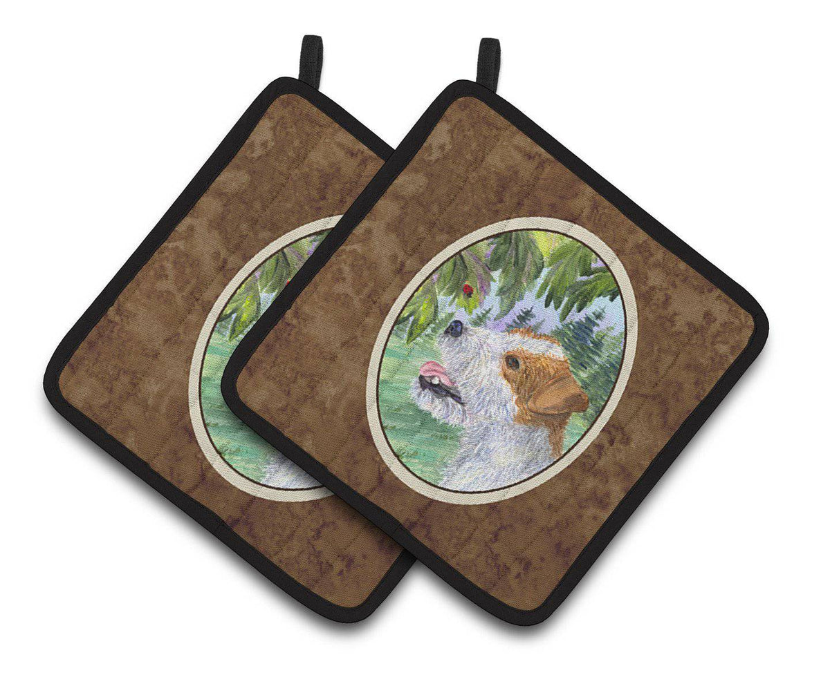 Jack Russell Terrier Pair of Pot Holders SS8211PTHD - the-store.com