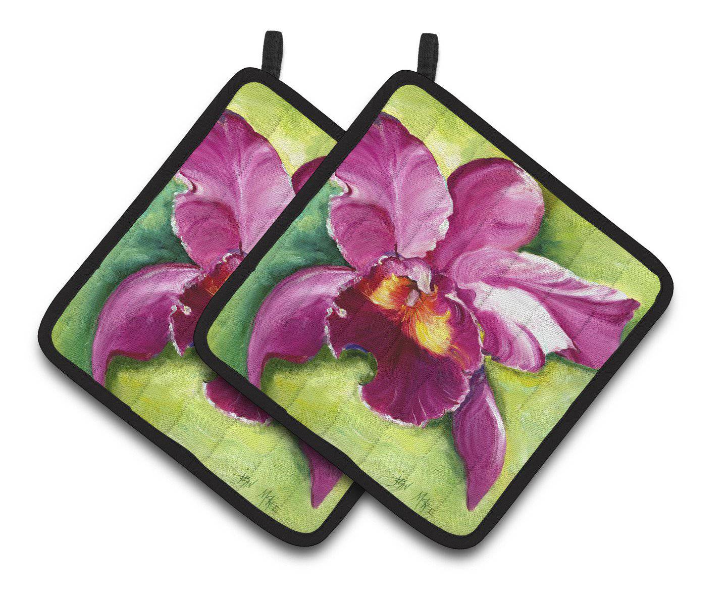 Orchid Pair of Pot Holders JMK1270PTHD - the-store.com