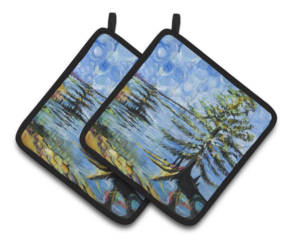 Life on the Causeway Pair of Pot Holders JMK1275PTHD - the-store.com