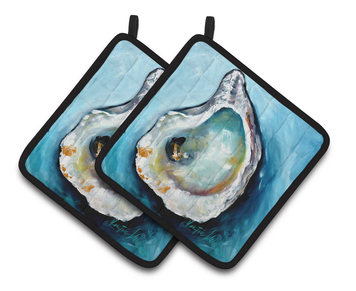 Oyster Pair of Pot Holders MW1143PTHD - the-store.com